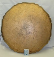 Поднос флорентийский винтажный большой круглый (Y442)