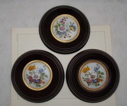 Настенные винтажные украшения Цветы 3 шт. (M479)