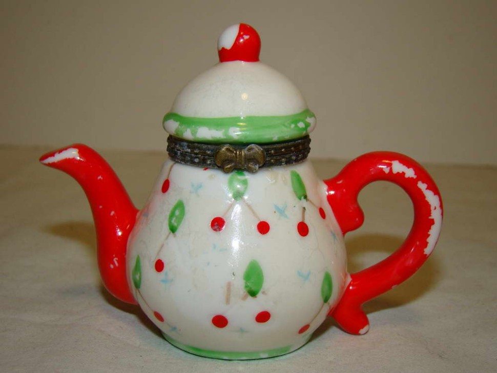 Шкатулка миниатюрная "Чайник" (T592)