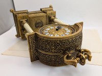 Schmid винтажные каминные часы в стиле Ампир (A961)