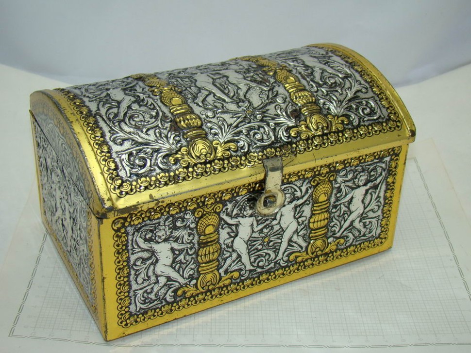 Шкатулка жестяная (U465)