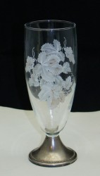 Бокал хрустальный винтажный Виноград (W051)