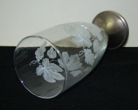 Бокал хрустальный винтажный Виноград (W051)