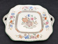 Spode винтажное десертное блюдо Китайская роза (B157)