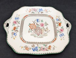Spode винтажное десертное блюдо Китайская роза (B157)