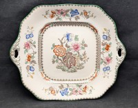 Spode винтажное десертное блюдо Китайская роза (B157)