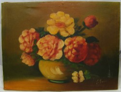 Картина натюрморт старинная (V859)