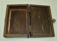Шкатулка деревянная винтажная (W120)