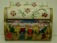 Шкатулка маленькая костяная (W194)
