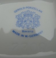 Gerold Porzellan горчичница винтажная (M001)