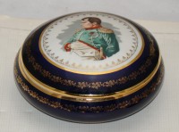 Шкатулка фарфоровая Наполеон (M677)