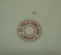 Haviland Limoges тарелка винтажная Птица (A666)