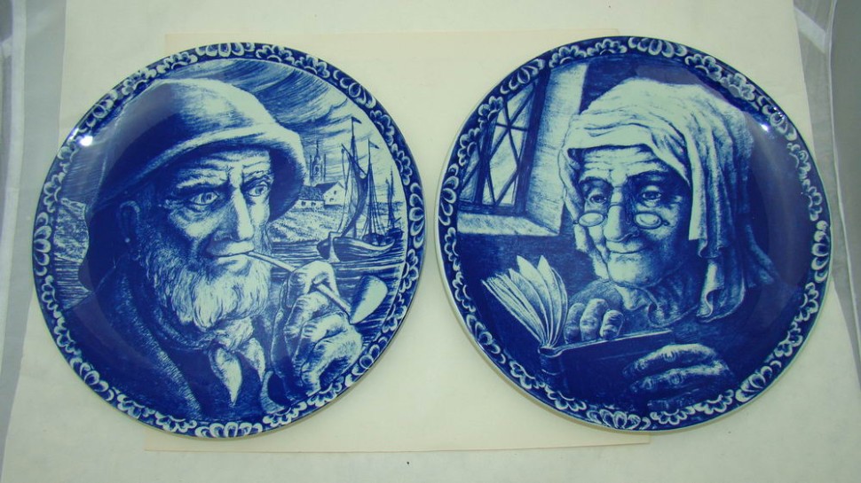 Тарелки декоративные Delfts BOCH 2 шт. (U202)