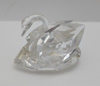 Swarovski хрустальная фигурка Лебедь (B255)