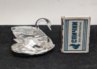 Swarovski хрустальная фигурка Лебедь (B255)