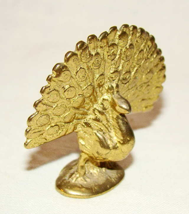 Фигурка литая "Павлин" (E197)