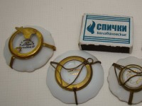 Limoges лиможская миниатюра тарелочки 3 шт. (A372)