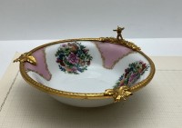 Limoges ваза - фруктовница старинная Ангел (A667)