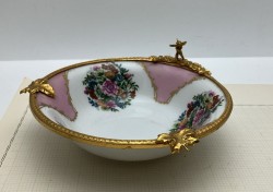 Limoges ваза - фруктовница старинная Ангел (A667)