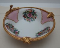 Limoges ваза - фруктовница старинная Ангел (A667)