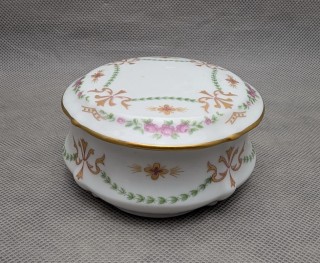 Limoges шкатулка фарфоровая винтажная (B059)