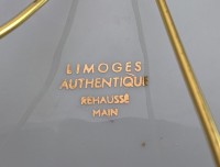 Limoges пара винтажных тарелок Птицы (B159)