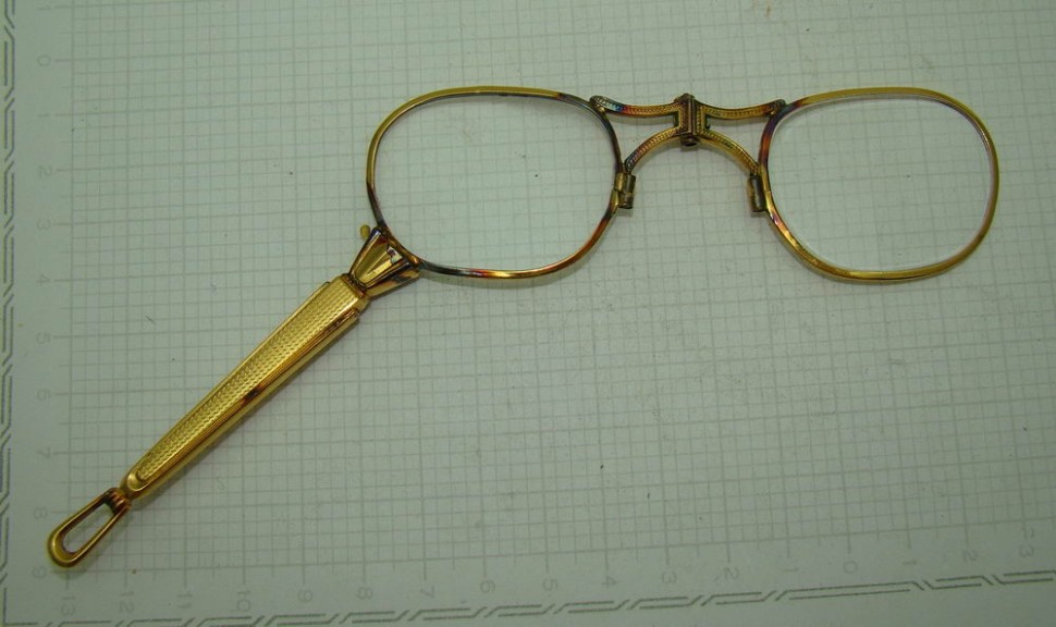 Лорнет оправа складной старинный (R556)