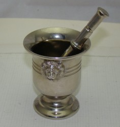 Ступка с пестиком маленькая Львы (X169)