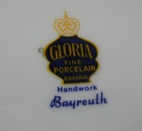 Gloria тарелки фарфоровые коллекционные 2 шт. (Y446)