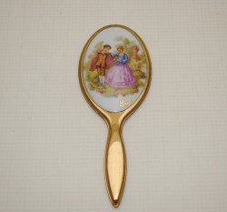 Limoges зеркальце маленькое винтажное (A373)
