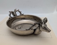 Блюдо винтажное Олени (A865)