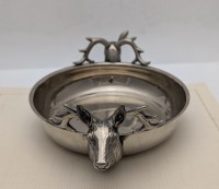 Блюдо винтажное Олени (A865)