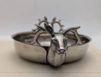 Блюдо винтажное Олени (A865)