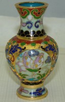 Вазочка маленькая клуазоне (W197)