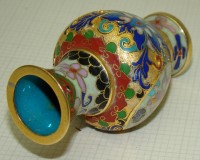 Вазочка маленькая клуазоне (W197)