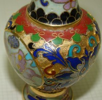 Вазочка маленькая клуазоне (W197)