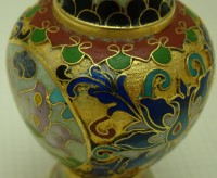 Вазочка маленькая клуазоне (W197)