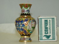 Вазочка маленькая клуазоне (W197)