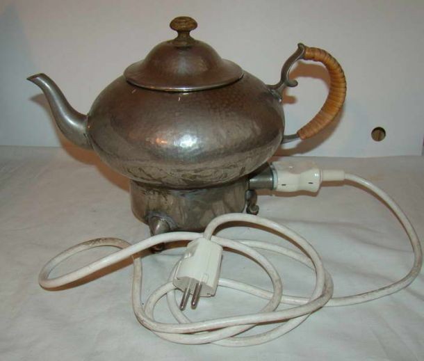 Чайник - кофейник старинный электрический (F994)