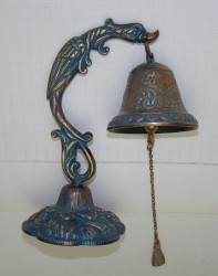 Колокольчик бронзовый с подвеской (N210)