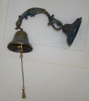 Колокольчик бронзовый с подвеской (N210)