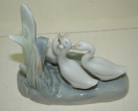 NAO фигурка фарфоровая винтажная Гуси (Y841)