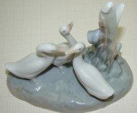 NAO фигурка фарфоровая винтажная Гуси (Y841)