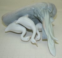 NAO фигурка фарфоровая винтажная Гуси (Y841)