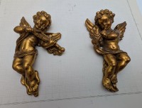 Ангелы 2 шт. винтажное настенное украшение (A866)