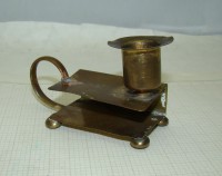 Спичечница - подсвечник старинный (P945)