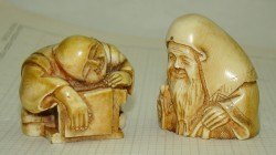Окимоно нецкэ фигурки 2шт (W250)
