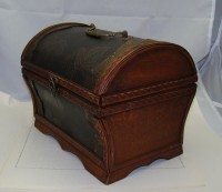 Сундучок - саквояж винтажный (Y546)