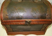 Сундучок - саквояж винтажный (Y546)