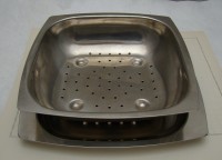 Емкость лоток перфорированный с подносиком-крышкой (M780)